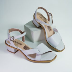 Sandalia Tacón Blanca