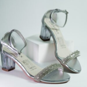 Sandalia Tacón Plata